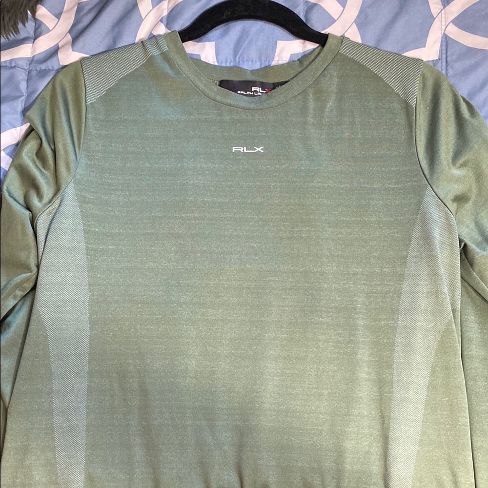 RLX Ralph Lauren Green Long Sleeve Tee